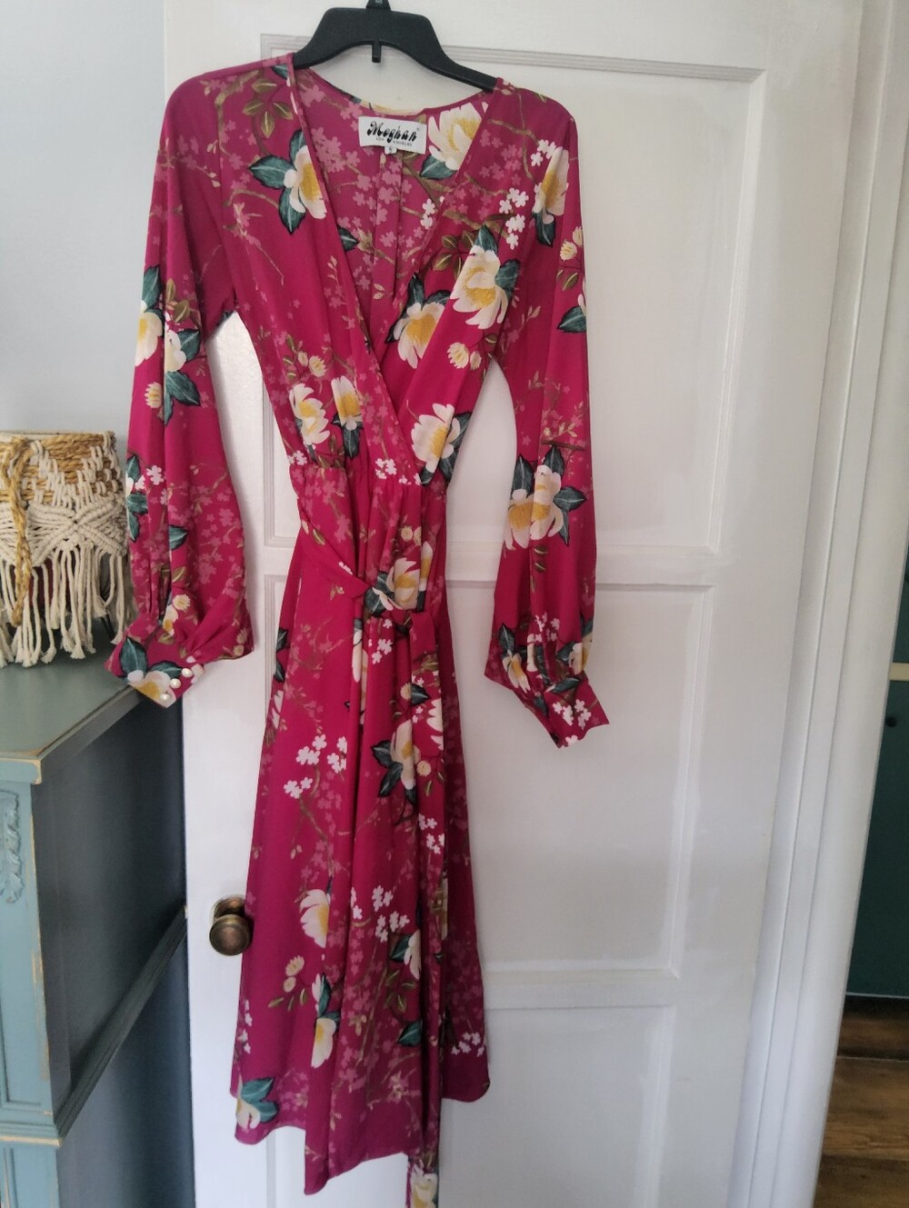 MEGHAN LA Midi Wrap Dress